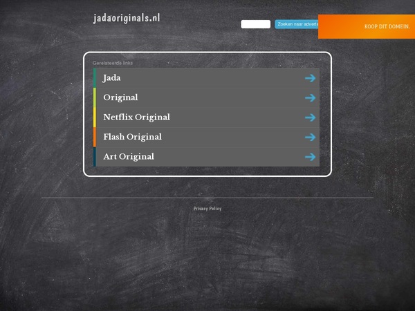 Screenshot Verkoop / Webshop