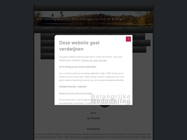 Screenshot Regio's