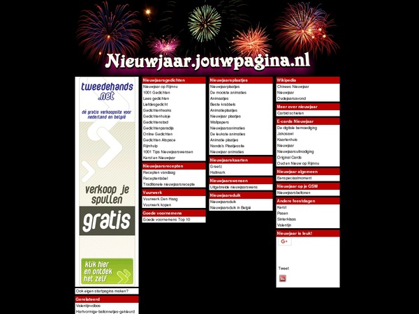 Screenshot Startpagina