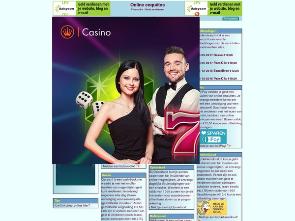 Screenshot Startpagina